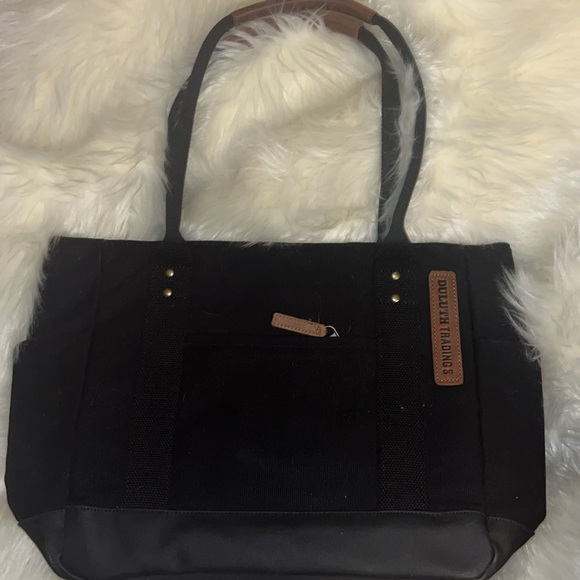 Duluth Thoroughbred Black Canvas tote bag - Picture 2 of 10